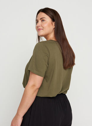 T-skjorte med trykk, Ivy Green WONDER, Model image number 1