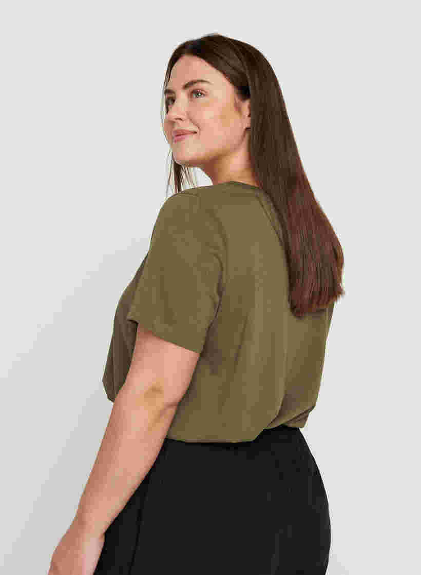 T-skjorte med trykk, Ivy Green WONDER, Model image number 1