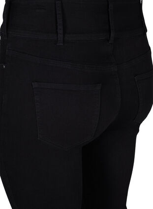 Super slim Bea jeans med ekstra høyt liv, Black, Packshot image number 3