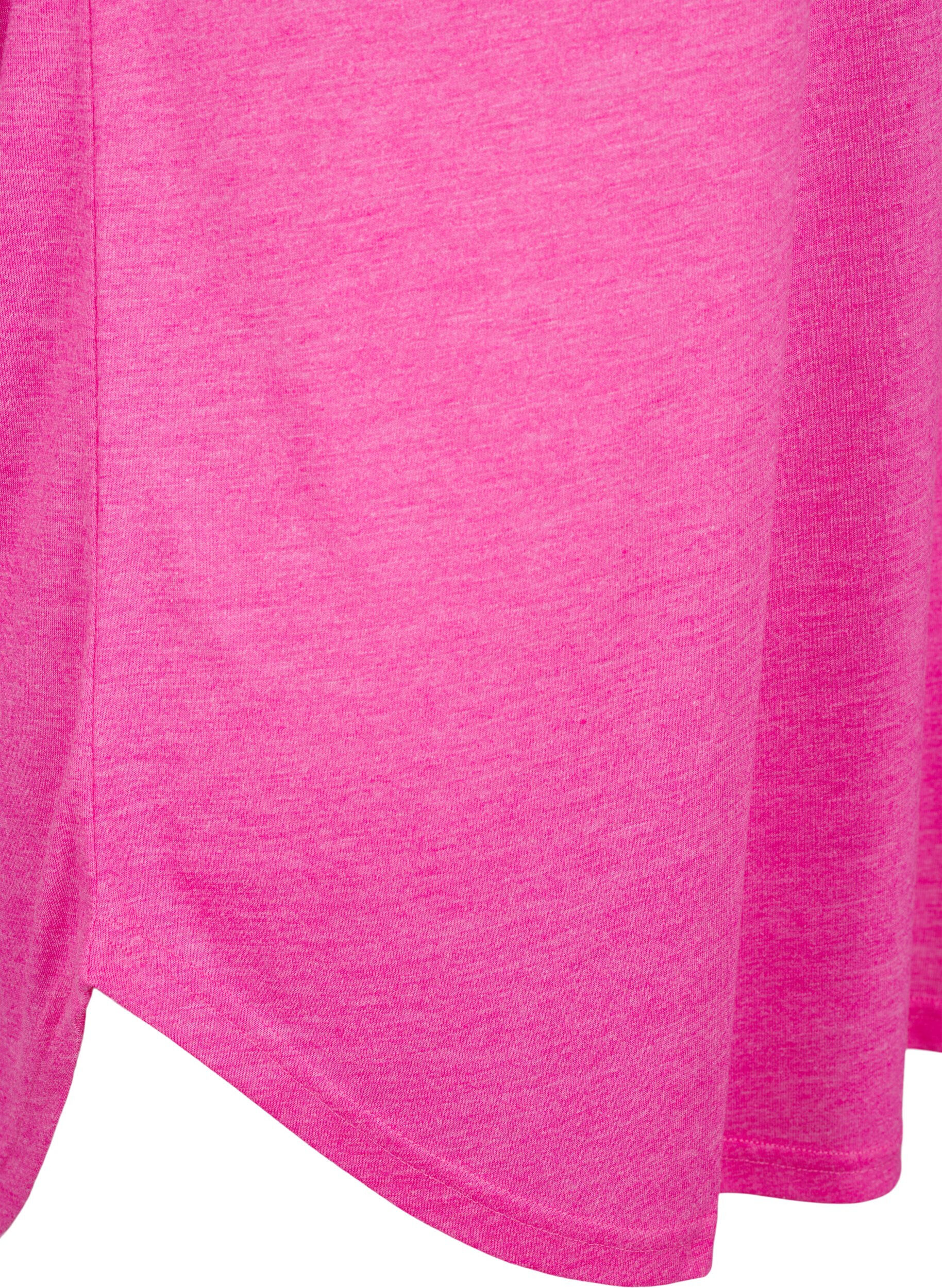 Zizzi Nattkjole med korte ermer og tekstprint, 9990, Packshot image number 3