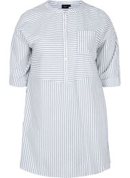 Stripete tunika med knapper og 3/4-ermer, Trooper Stripe