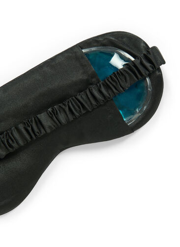 Sovemaske med gele innlegg, Black, Packshot image number 2