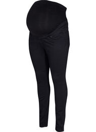 Jeggings til gravide i bomullsmiks, Black