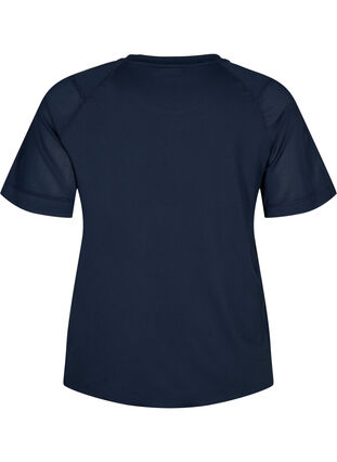 Kortermet trenings T-skjorte med rund hals, Night Sky, Packshot image number 1