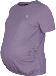 T-skjorte til trening for gravide, Purple Sage