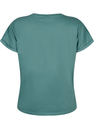 Løs T-skjorte med broderi anglaise, Sea Pine, Packshot image number 1
