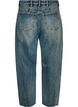 Jeans med barrel fit og en slitt vask, Bl&aring;, Packshot image number 1