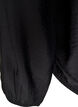 Bluse med ballongeffekt og chiffon-detaljer, Svart, Packshot image number 3