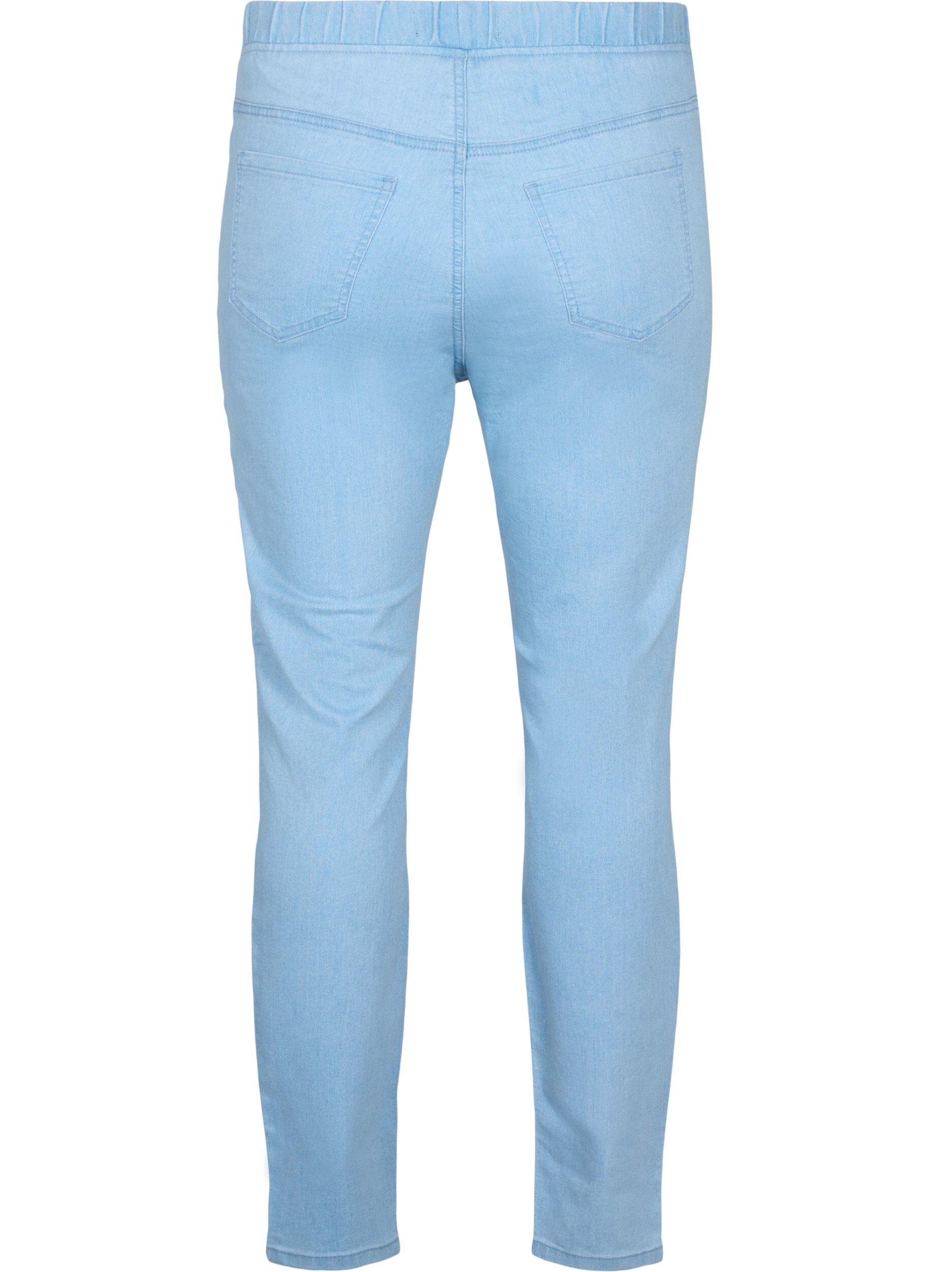 Zizzi Jeggings med lommer, Light blue, Packshot image number 1