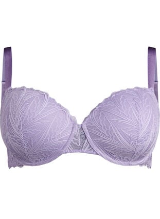Zizzi Formstøpt blonde-BH med bøyle, Purple Rose, Packshot image number 0