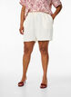 Shorts med lommer og elastisk linning, Vanilje, Model image number 2