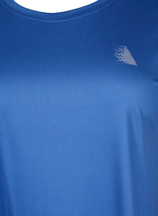 Kortermet trenings T-skjorte, Sodalite Blue, Packshot image number 2
