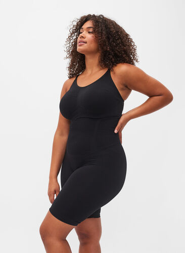 Zizzi Shapewear jumpsuit, Svart, Model image number 0