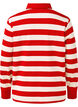 Langermet poloskjorte med striper, Rød, Packshot image number 1