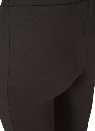 7/8-leggings med dekorative sømmer, Black, Packshot image number 3