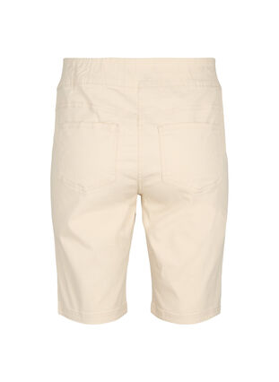 Tettsittende shorts med baklommer, Fog, Packshot image number 1