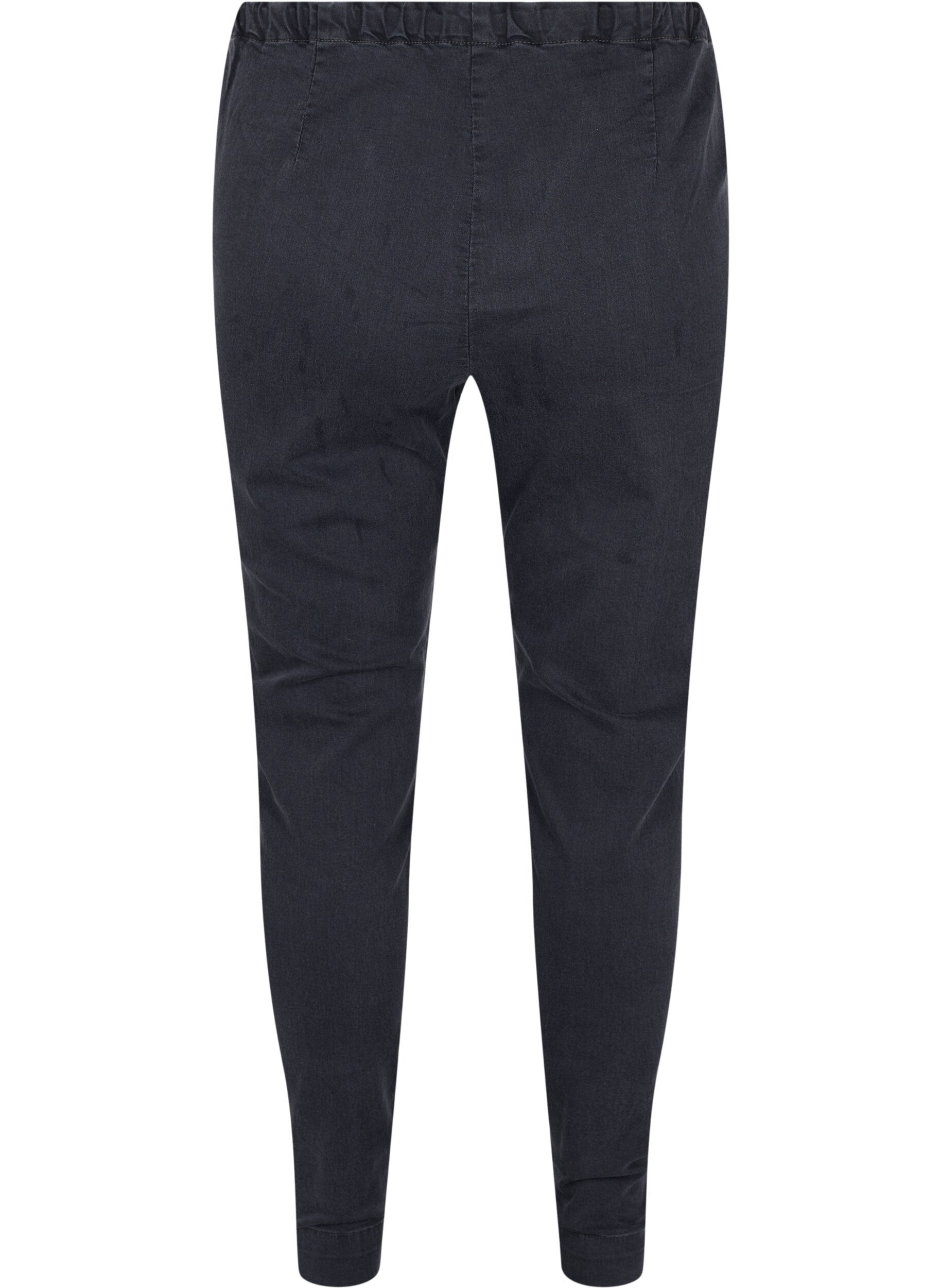 Zizzi Jeggings med glidel&aring;sdetalj, Grey Wash, Packshot image number 1