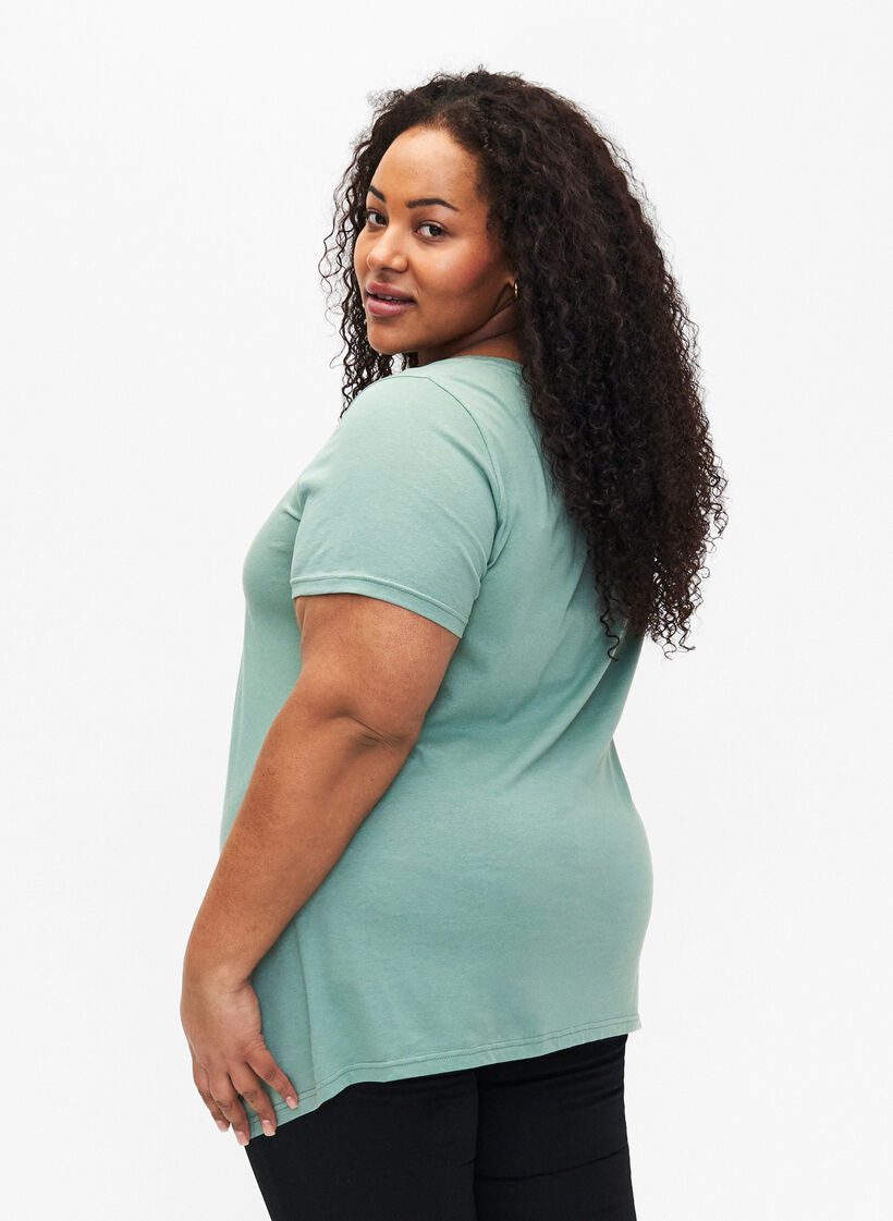 T-skjorte i bomull med korte ermer, Chinois G. W. Love, Model image number 1