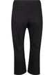 Cropped Vera jeans med straight fit, Svart, Packshot image number 1