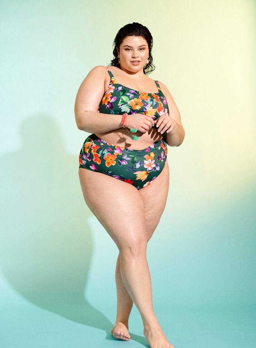 Blomstret bikini, , Model
