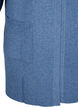 Ribbestrikket cardigan med lommer, Bl&aring;, Packshot image number 2