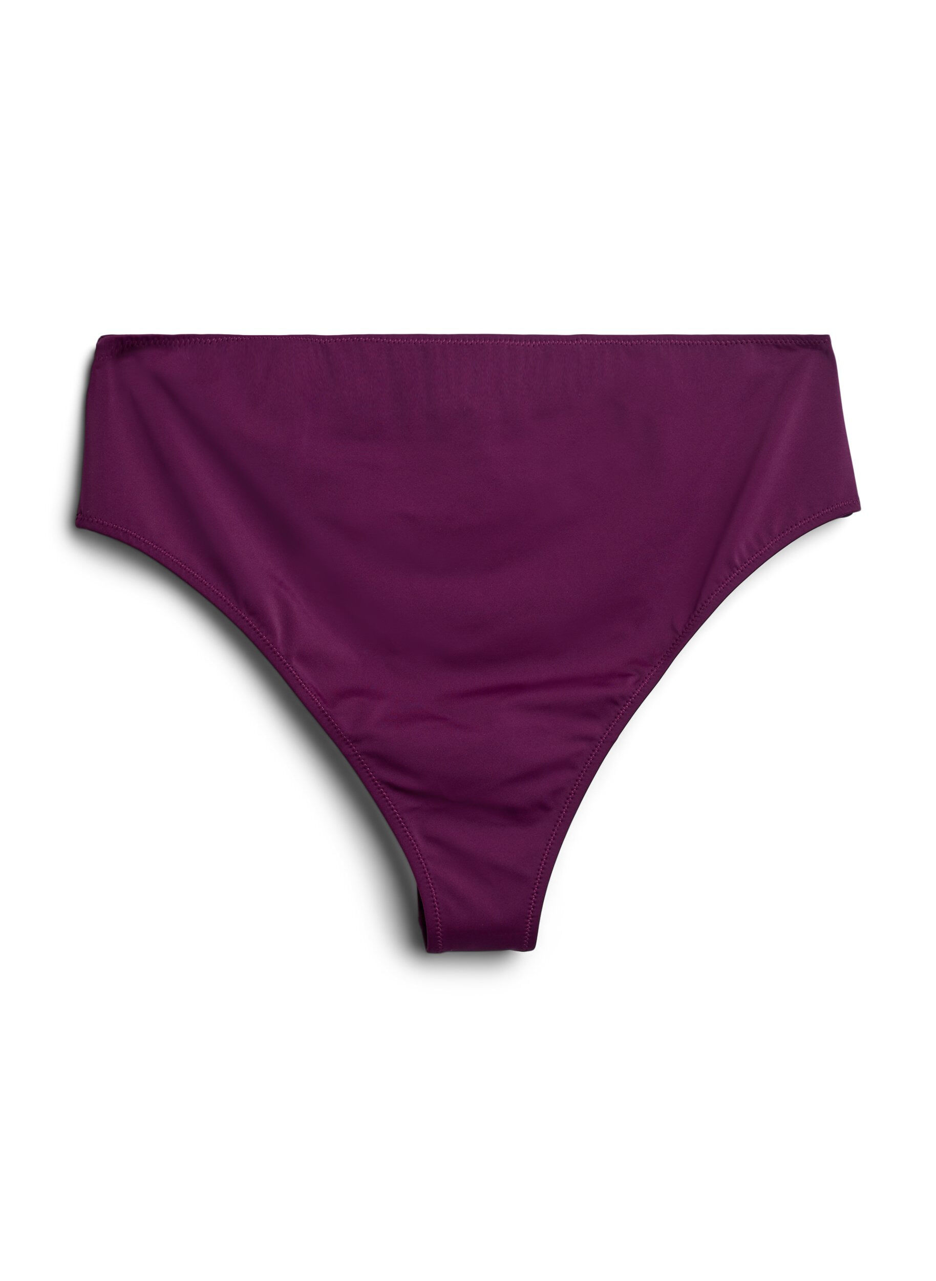 Zizzi Brazilian bikinitruse med normal midje, Lilla, Packshot image number 1