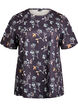 FLASH - T-skjorte med blomstertrykk, Svart, Packshot image number 0