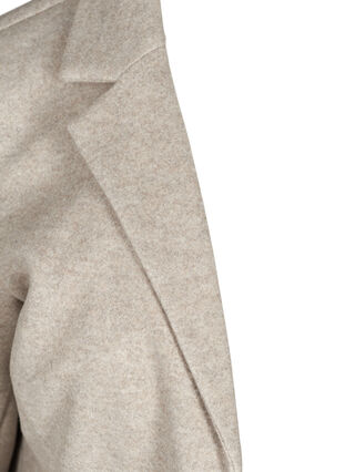 Klassisk åpen jakke, Pumice Stone Mel, Packshot image number 2
