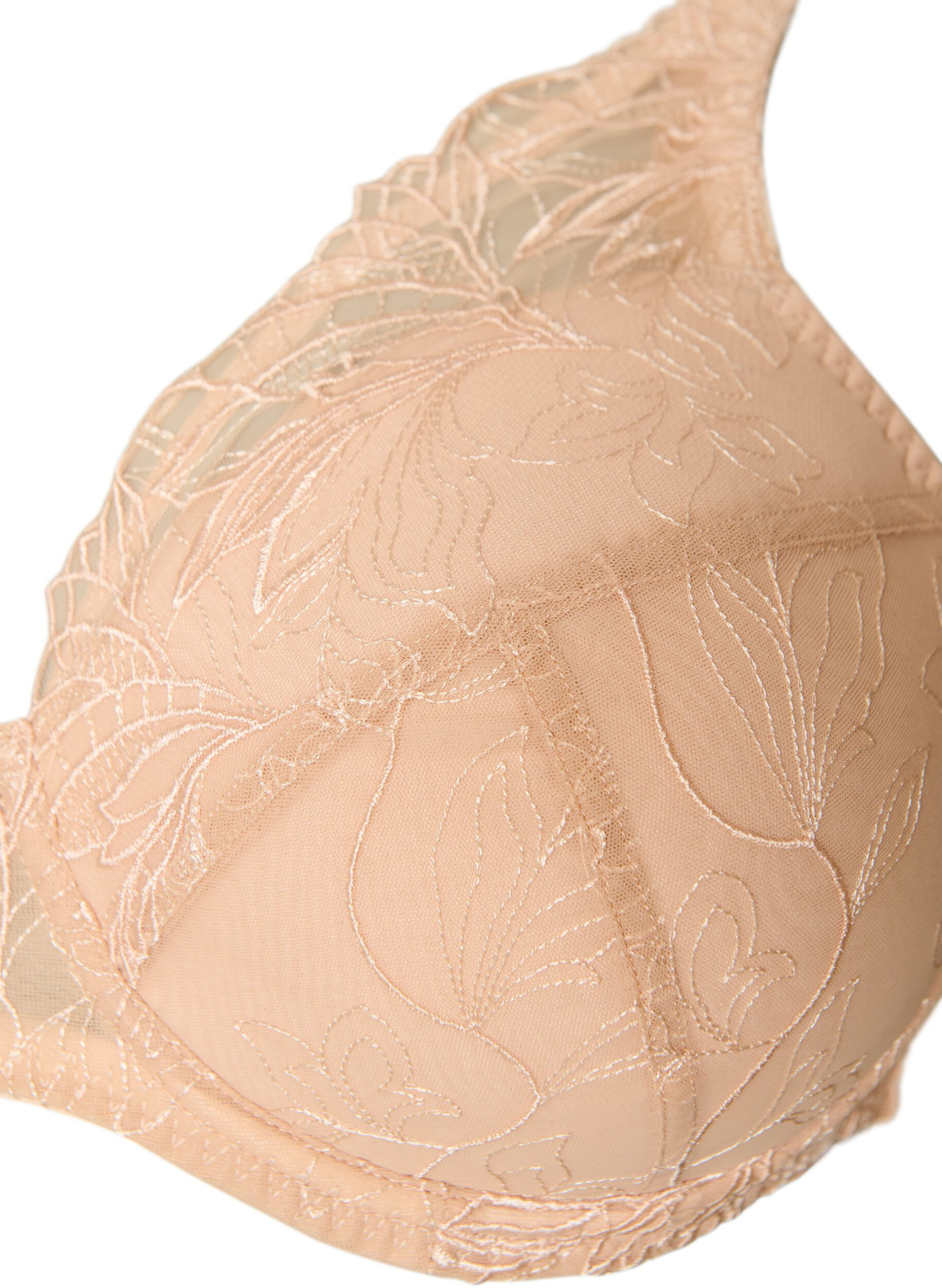 ZizziPolstret blonder BH med b&oslash;yle, Beige, Packshot image number 2