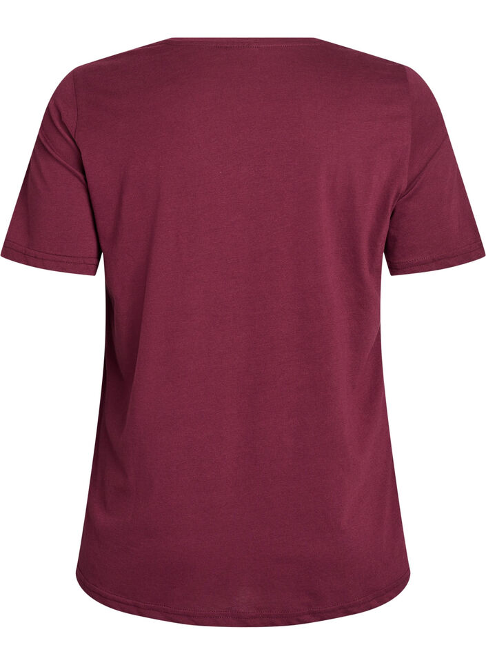 FLASH - T-skjorte med trykk, R&oslash;d, Packshot image number 1