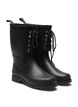 Gummistøvler med wide fit og knyting, Black, Packshot image number 2