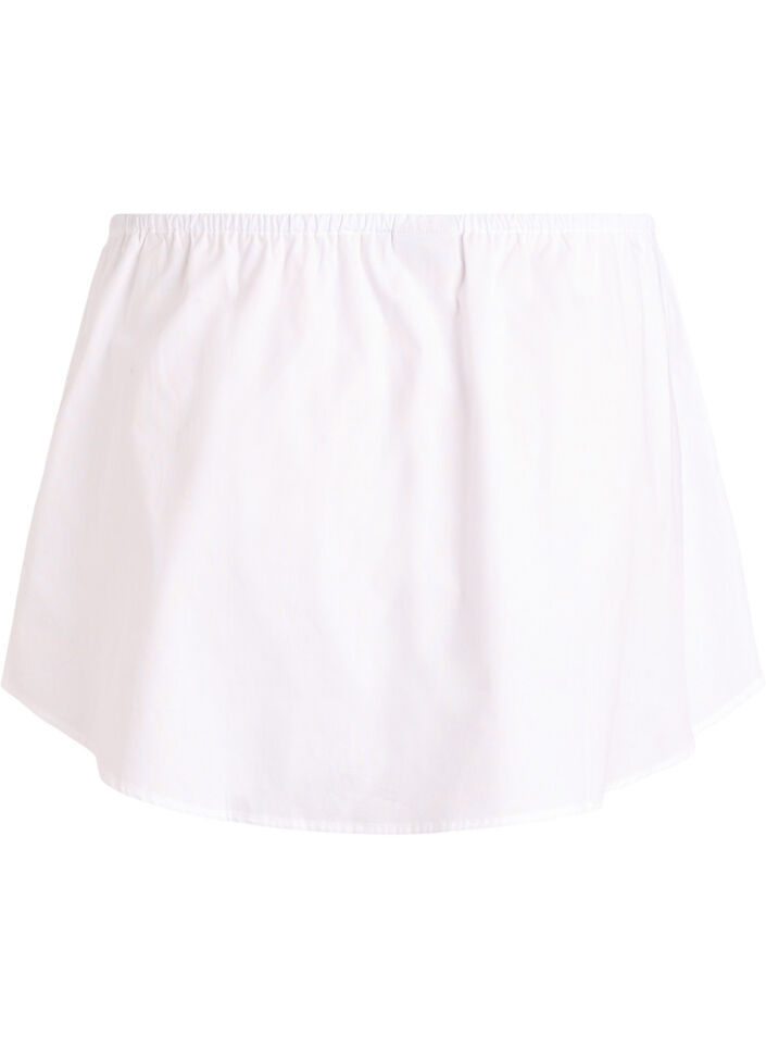 Skjorteforlenger i 100% bomull, Hvit, Packshot image number 1