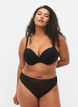 Vattert BH med bøyle, Black, Model image number 2