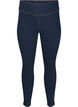 Elastiske jeggings med høy midje, Dark Blue, Packshot image number 0