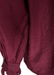 Skjortebluse med broderte blomsterapplikasjoner, R&oslash;d, Packshot image number 3