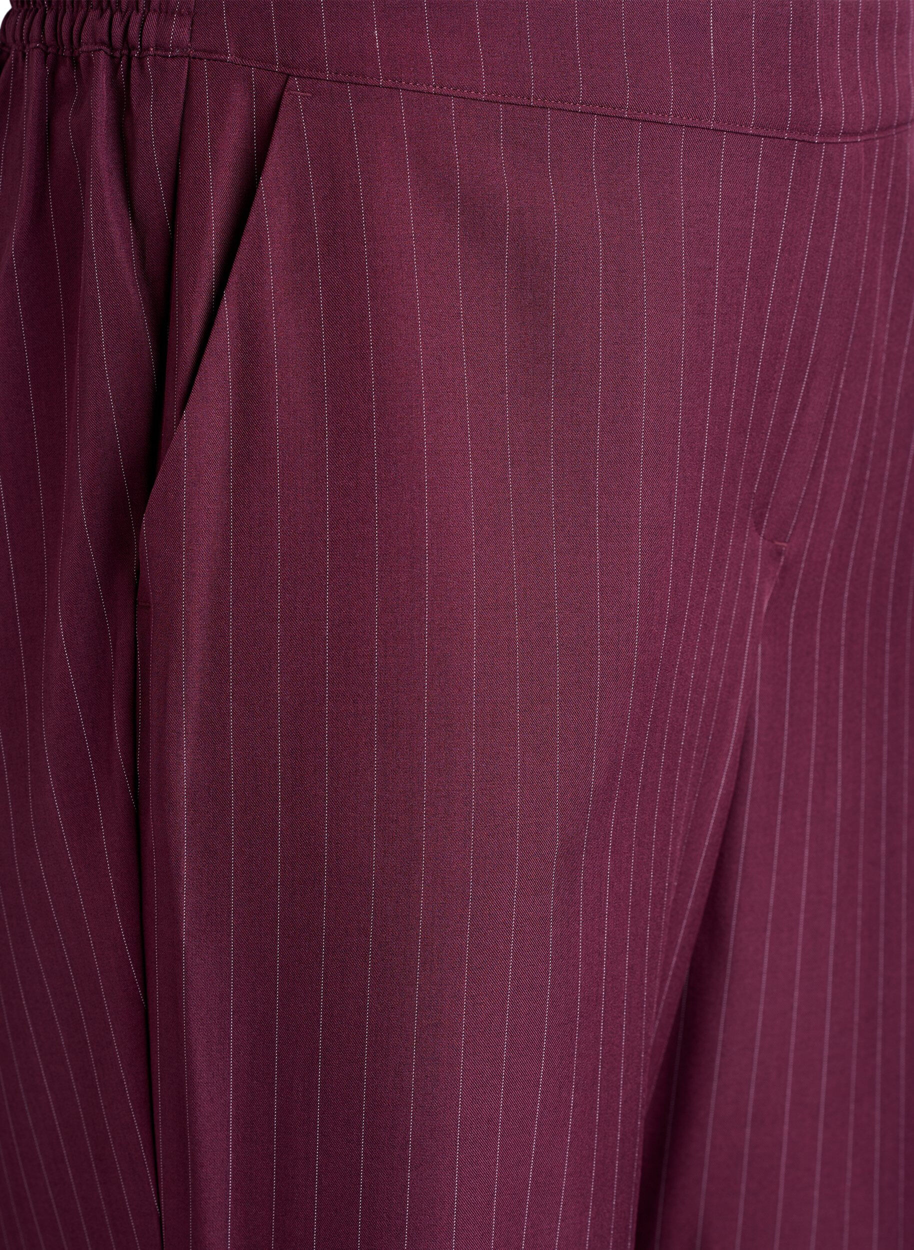 Zizzi FLASH - Loose bukser med lommer, R&oslash;d, Packshot image number 2