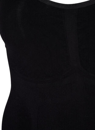 Shapewear-bodysuit med åpning i bunnen, Black, Packshot image number 2