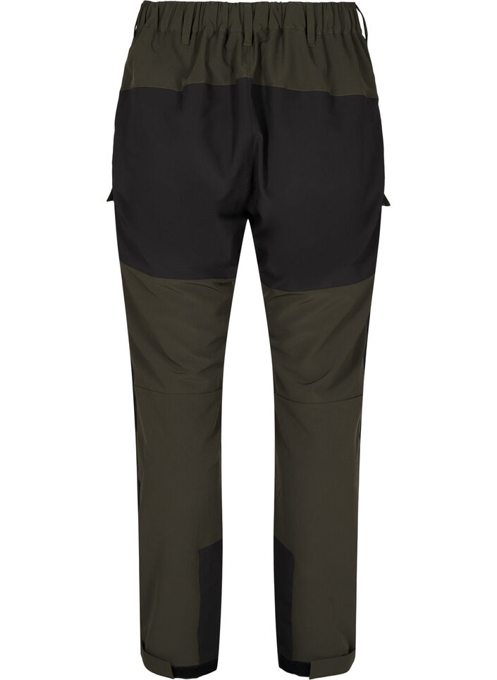 Vannavstøtende turbukser med lommer, Forest Night, Packshot image number 1