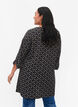 A-formet tunika med trykk, Blue Beige AOP, Model image number 1