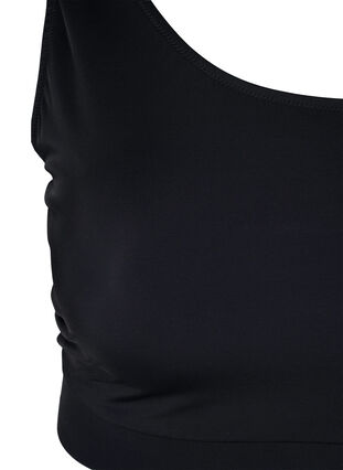Bikinitopp med one-shoulder, Black, Packshot image number 2