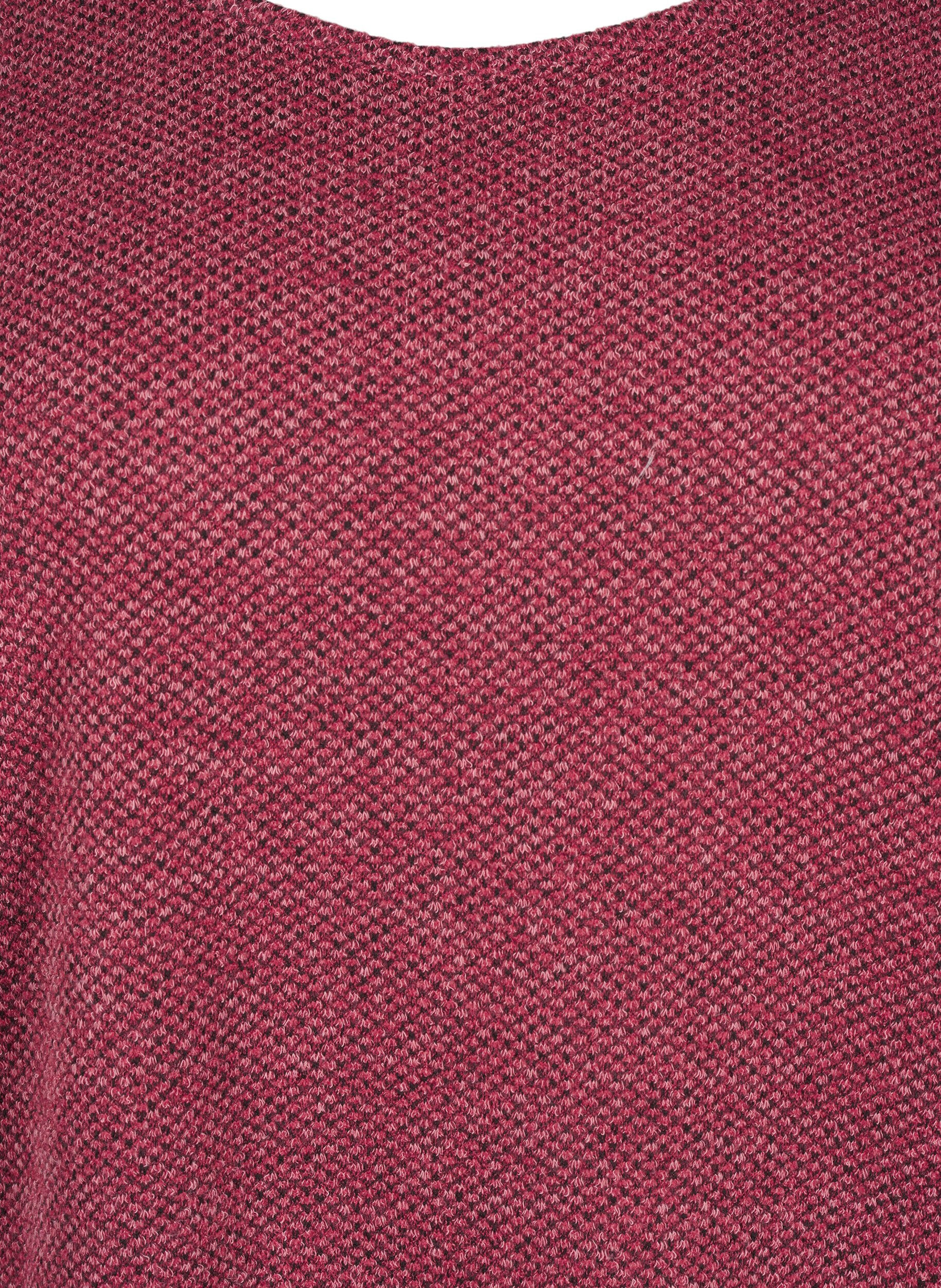 Zizzi T-skjole med korte ermer, Dry Rose, Packshot image number 2