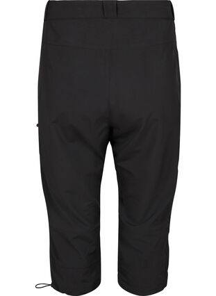 Zizzi Capribukser til tur med lommer, Black, Packshot image number 1