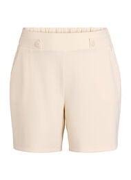 Shorts med lommer og løs passform, Sandshell