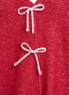 Strikkekardigan med perleknapper, Rød, Packshot image number 2