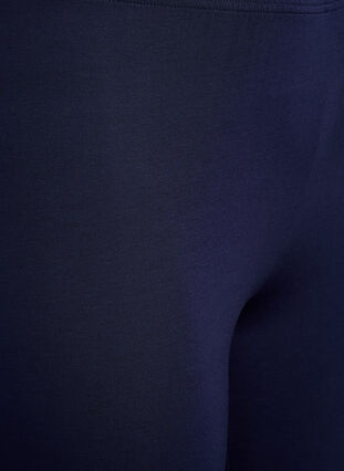 Zizzi Basis leggings i viskose, Blå, Packshot image number 2