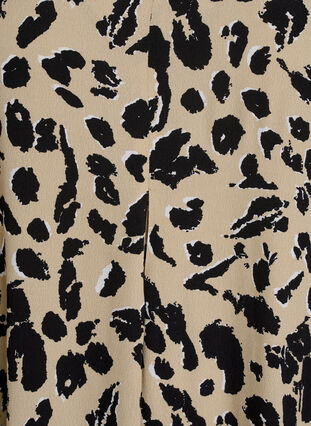 Zizzi Viskose A-linjekjole, Beige, Packshot image number 2