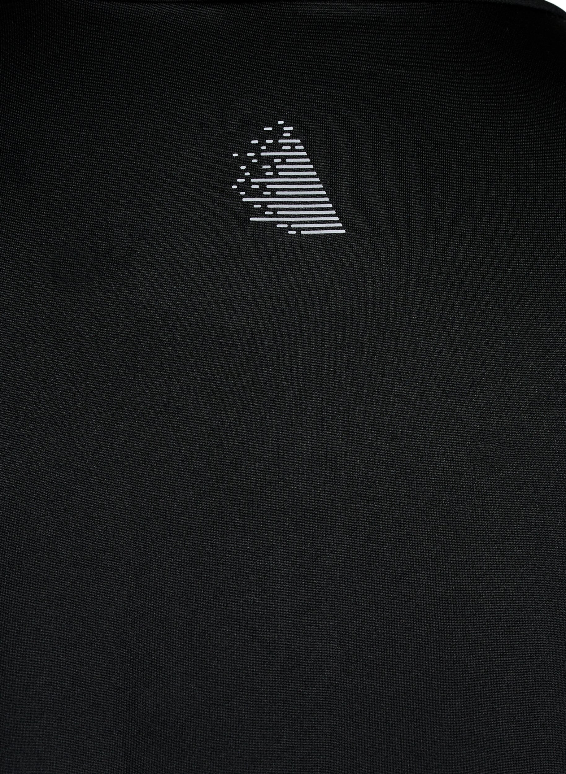 Zizzi H&oslash;yhalset treningstopp, Black, Packshot image number 3