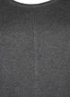 Strikket tunika i en viskoseblanding, Dark Grey Melange, Packshot image number 2