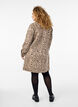 Langermet denimkjole med sebratrykk, Brown Zebra AOP, Model image number 1