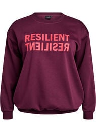 Genser med frottélogo, Winetas. Resilient